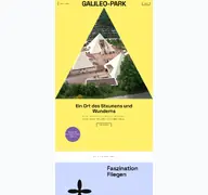 Kleine Seitenvorschau von galileo-park.de