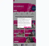 Kleine Seitenvorschau von magentabusiness.at