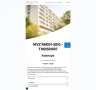 Kleine Seitenvorschau von mvz-troisdorf.gfo-online.de