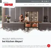 Kleine Seitenvorschau von kuechen-meyer.de