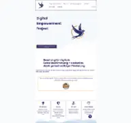 Kleine Seitenvorschau von digitalempowermentproject.de