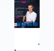 Kleine Seitenvorschau von pvs-suedwest.de
