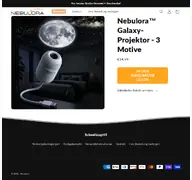Kleine Seitenvorschau von nebulora.de