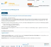 Kleine Seitenvorschau von my.folkwang-uni.de