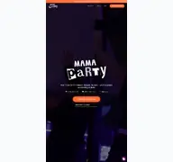 Kleine Seitenvorschau von mamaparty.de