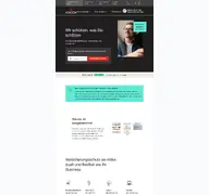 Kleine Seitenvorschau von hiscox.de