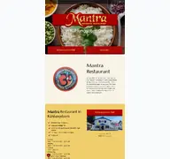 Kleine Seitenvorschau von mantrarestaurant.de