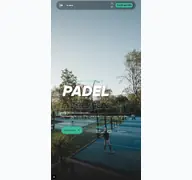 Kleine Seitenvorschau von padelbreak.de