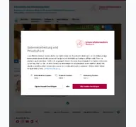 Kleine Seitenvorschau von iiintensiv.med.uni-rostock.de