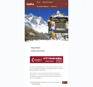 Kleine Seitenvorschau von nepal.de