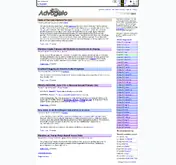 Kleine Seitenvorschau von advogato.org