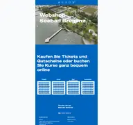 Kleine Seitenvorschau von shop.seebad-bregenz.at