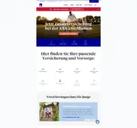 Kleine Seitenvorschau von login.axa.ch