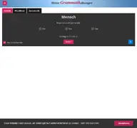 Kleine Seitenvorschau von meine-grammatik.de
