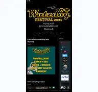 Kleine Seitenvorschau von wutzdog-festival.de