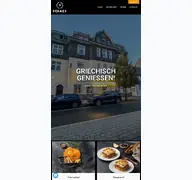 Kleine Seitenvorschau von hermes-restaurant.de
