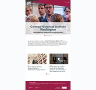 Kleine Seitenvorschau von ghi-dc.org
