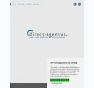 Kleine Seitenvorschau von direct-agentur.de
