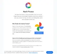 Kleine Seitenvorschau von picasa.google.com