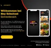 Kleine Seitenvorschau von hey-schnitzel.de