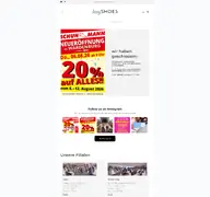 Kleine Seitenvorschau von heyshoes.de