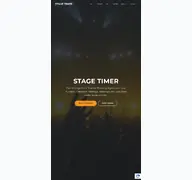 Kleine Seitenvorschau von stagetimer.de