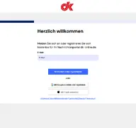 Kleine Seitenvorschau von login.dk-online.de