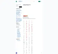 Kleine Seitenvorschau von cultureshocktv.com