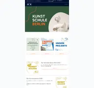 Kleine Seitenvorschau von kunstschuleberlin.de
