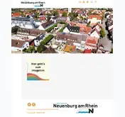 Kleine Seitenvorschau von neuenburg-touristik.de