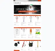Kleine Seitenvorschau von racketzone.de