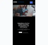 Kleine Seitenvorschau von dms-express.de