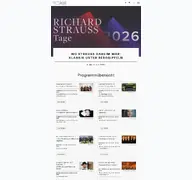 Kleine Seitenvorschau von richard-strauss-tage.de