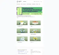 Kleine Seitenvorschau von sustainability.uzh.ch