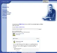 Kleine Seitenvorschau von rilke.de