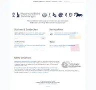 Kleine Seitenvorschau von portal.wissenschaftliche-sammlungen.de