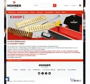 Kleine Seitenvorschau von hohner-cshop.de