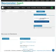 Kleine Seitenvorschau von neumuenster-sport.de