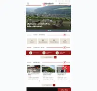 Kleine Seitenvorschau von doerzbach.de