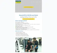 Kleine Seitenvorschau von deininger-training.de