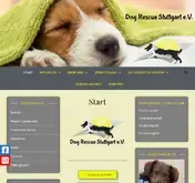 Kleine Seitenvorschau von dogrescue-stuttgart.de