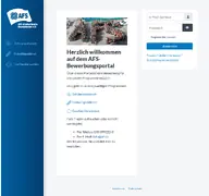 Kleine Seitenvorschau von portal.afs.de