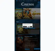 Kleine Seitenvorschau von cinema-coesfeld.de