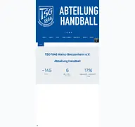 Kleine Seitenvorschau von handball.tsg-bretzenheim.de