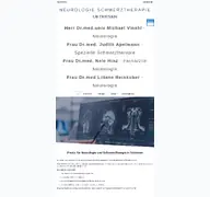 Kleine Seitenvorschau von neuro-schmerz.de