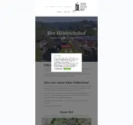 Kleine Seitenvorschau von heinrichshof-westerwald.de
