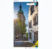 Kleine Seitenvorschau von donaueschingen.de