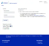 Kleine Seitenvorschau von serviceportal.uni-paderborn.de
