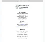 Kleine Seitenvorschau von loewenpraxis-braun.de
