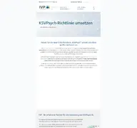 Kleine Seitenvorschau von ksvpsych.de